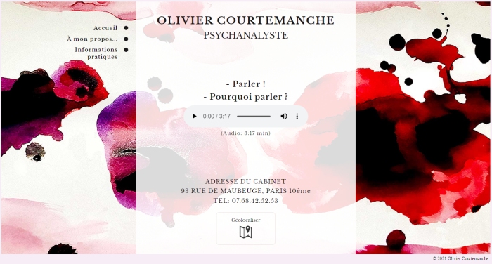 Site vitrine responsive pour indépendant